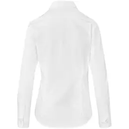 Ladies Long Sleeve Milano Shirt White Back